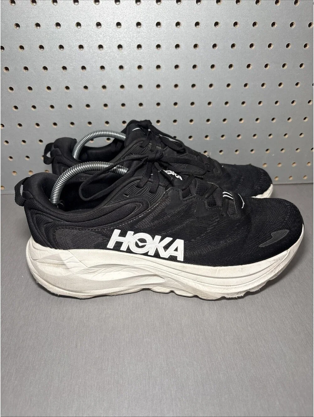 Hoka One One Gaviota 6 Shoes Mens Sz 11 D Black White Running Sneakers